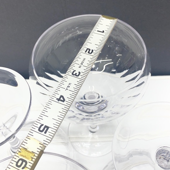 Niels Roadster 10-Oz. Etched Coupe Glass Set of Four - Picture 17 of 17